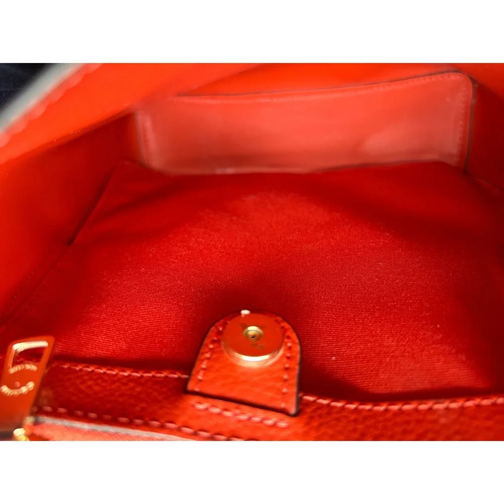 Coach‎ Small Town Bucket Bag Confetti Pink Pebble Leather Shoulder Bag Excellent